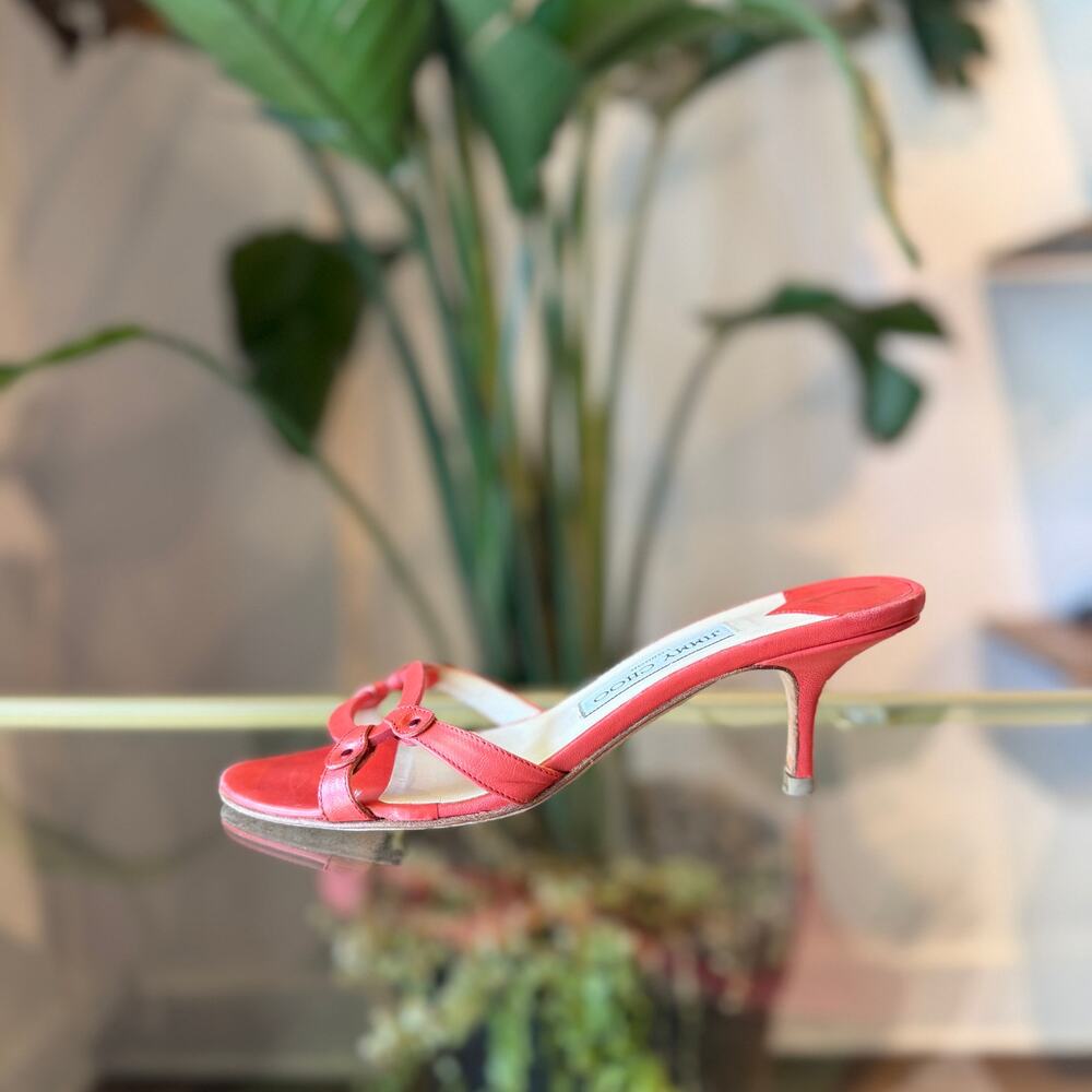 JIMMY CHOO Coral Open Toe Sandals SZ 37(7US)